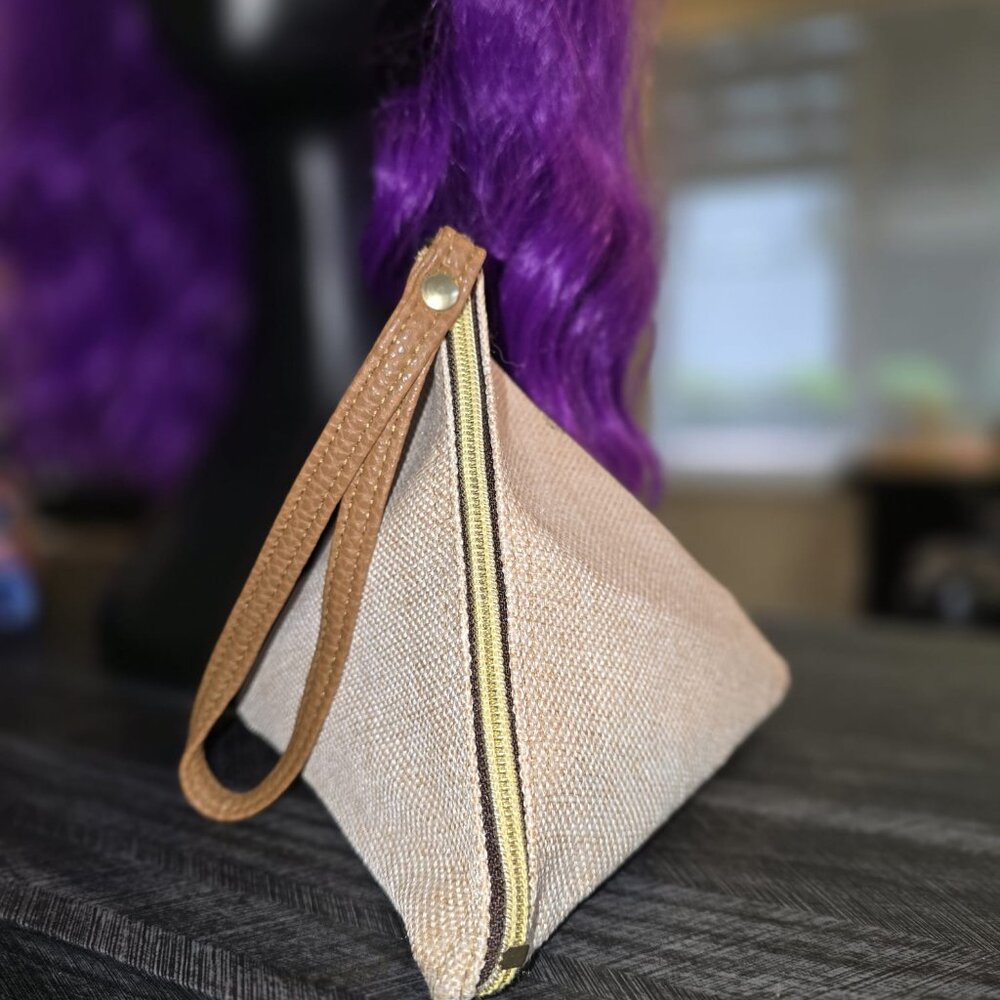 🦋Chula Pyramid Wristlet - Frida Kahlo Bohemian Bag! - Picture 4 of 6